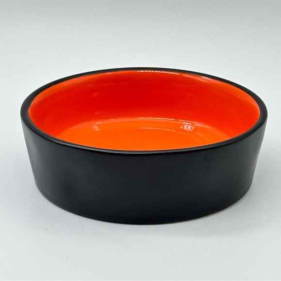 Rae Dunn BAD KITTY Halloween Small Pet Bowl/Pet Feeder For Cat - Picture 3 of 4